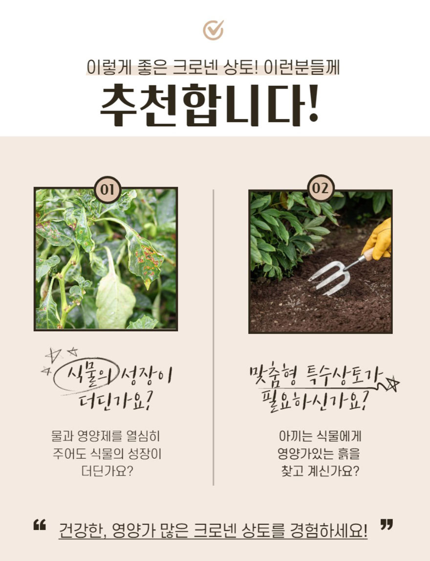 전용상토를 써야하는 이유